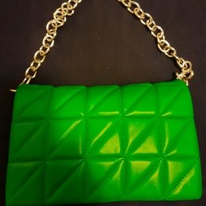 Kelly green purse